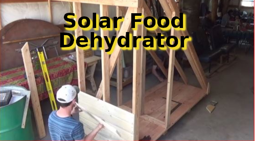 Man building a food dehydrator